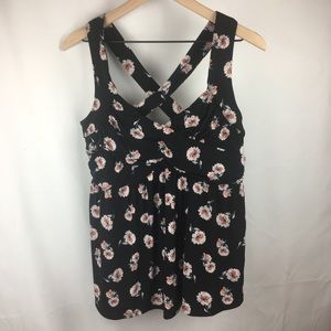 Criss Cross Floral Tank Torrid